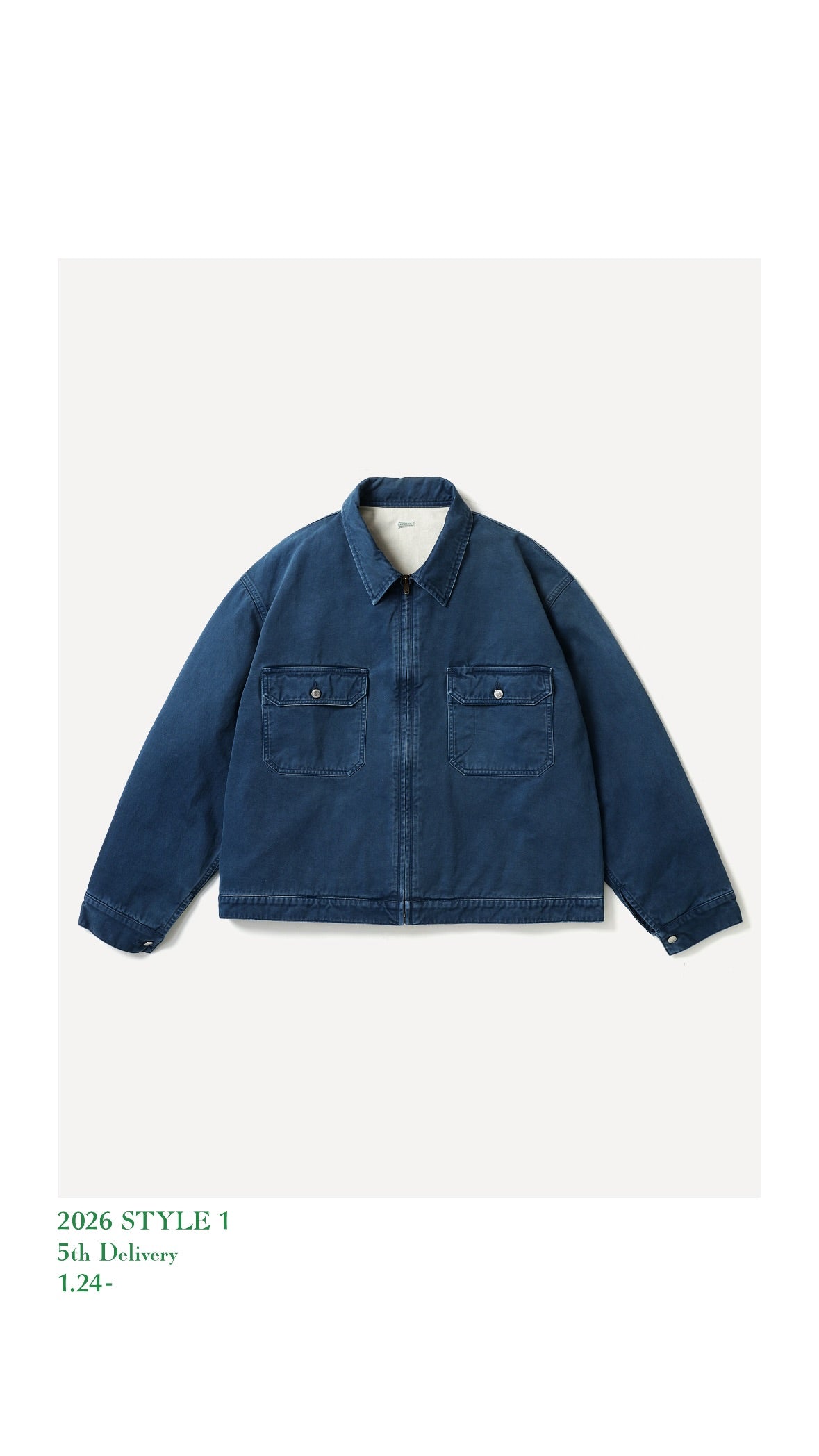 A.PRESSE 26SS Vintage Work Jacket